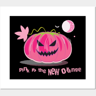 Pink Pumpkin Posters and Art